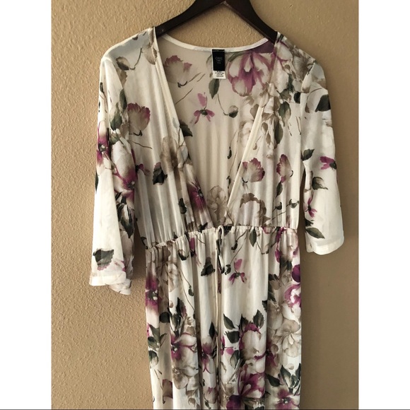 Floral print kimono cardigan - Picture 4 of 4